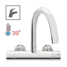 Herz Unitas baterija Fresh F23 termostatska za kuhinju zidna 00235