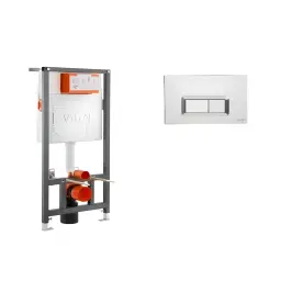 Vitra Ugradni vodokotlić dual ispiranje 3/6L sa hrom tasterom