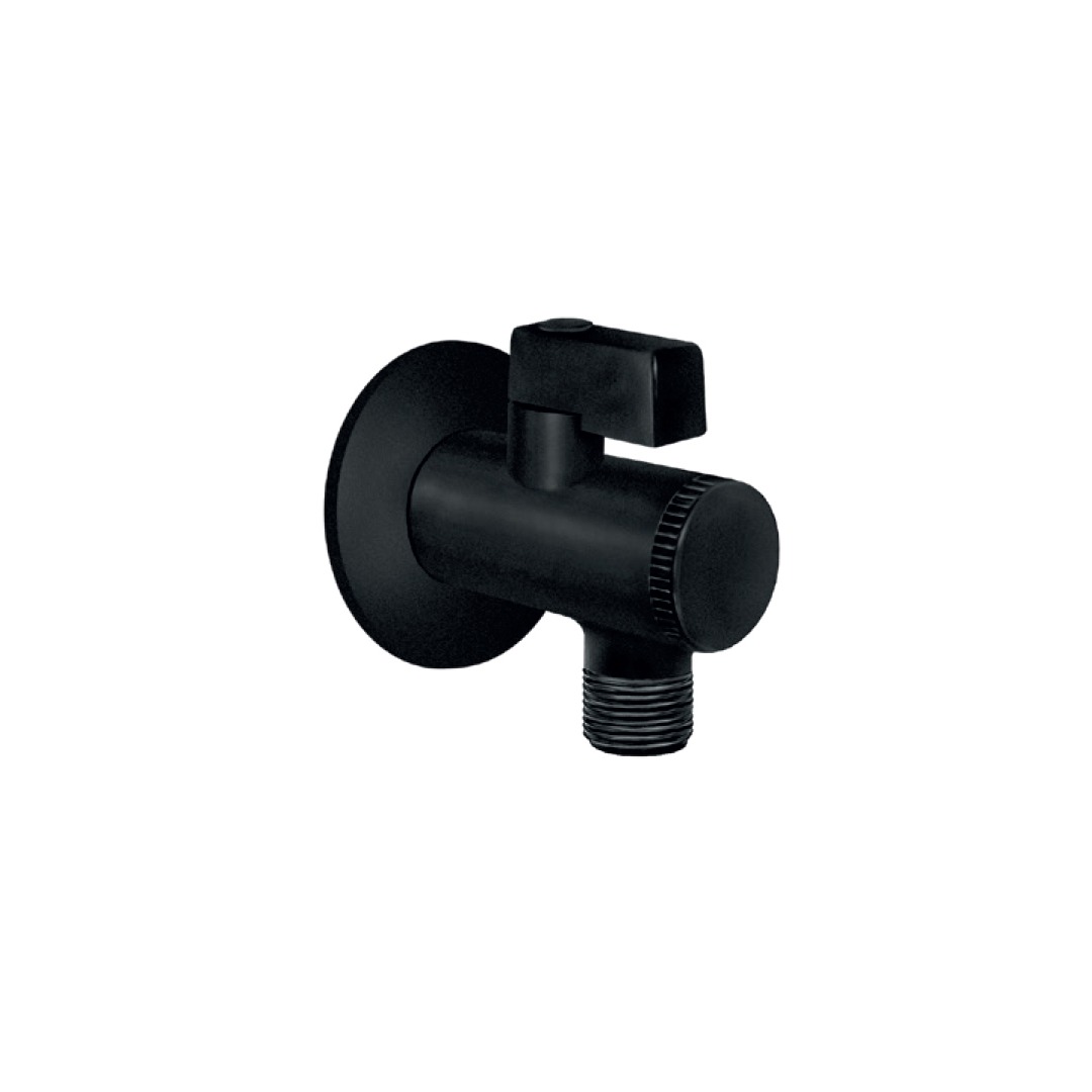 Rosan Ugaoni ventil sa filterom 1/2" x 3/8" -kugla DARK