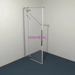 Kolpa Polaris Tuš vrata D 100-Leva SBR/1 Silver brill 515450