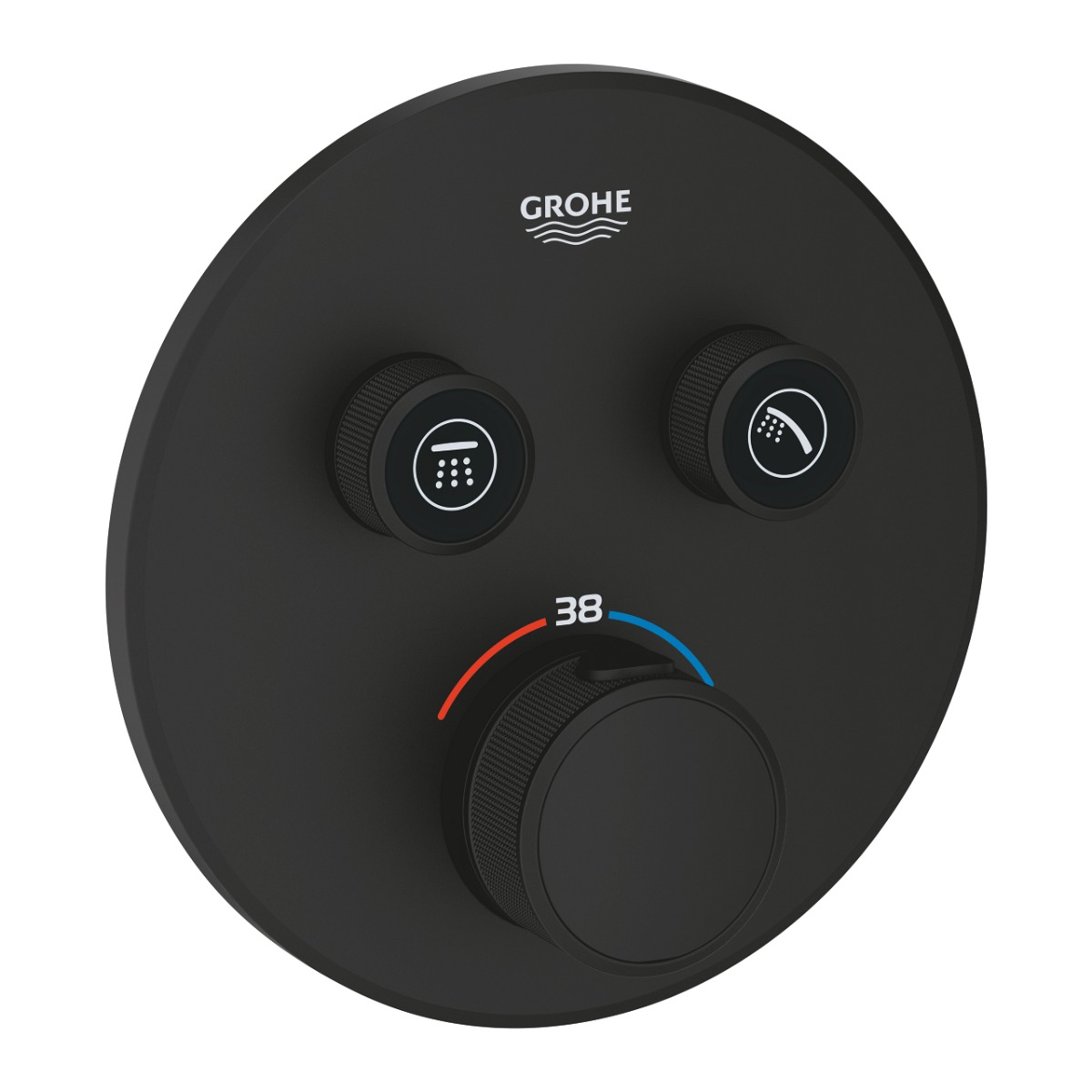 Grohtherm Smartcontrol Termostatski mešač sa dve funkcije Phantom Black 29507KF0