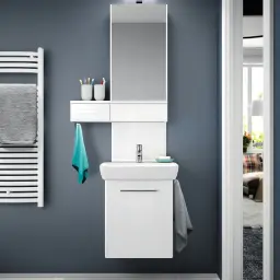 Geberit ormarić za lavabo 544x557x446 Selnova 1 Vrata belo Lak 500.180.01.1