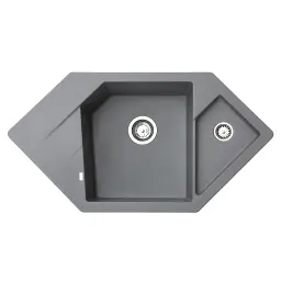 Metalac Granit DIAMOND fi90 Grafit 960x510 sa sifonom