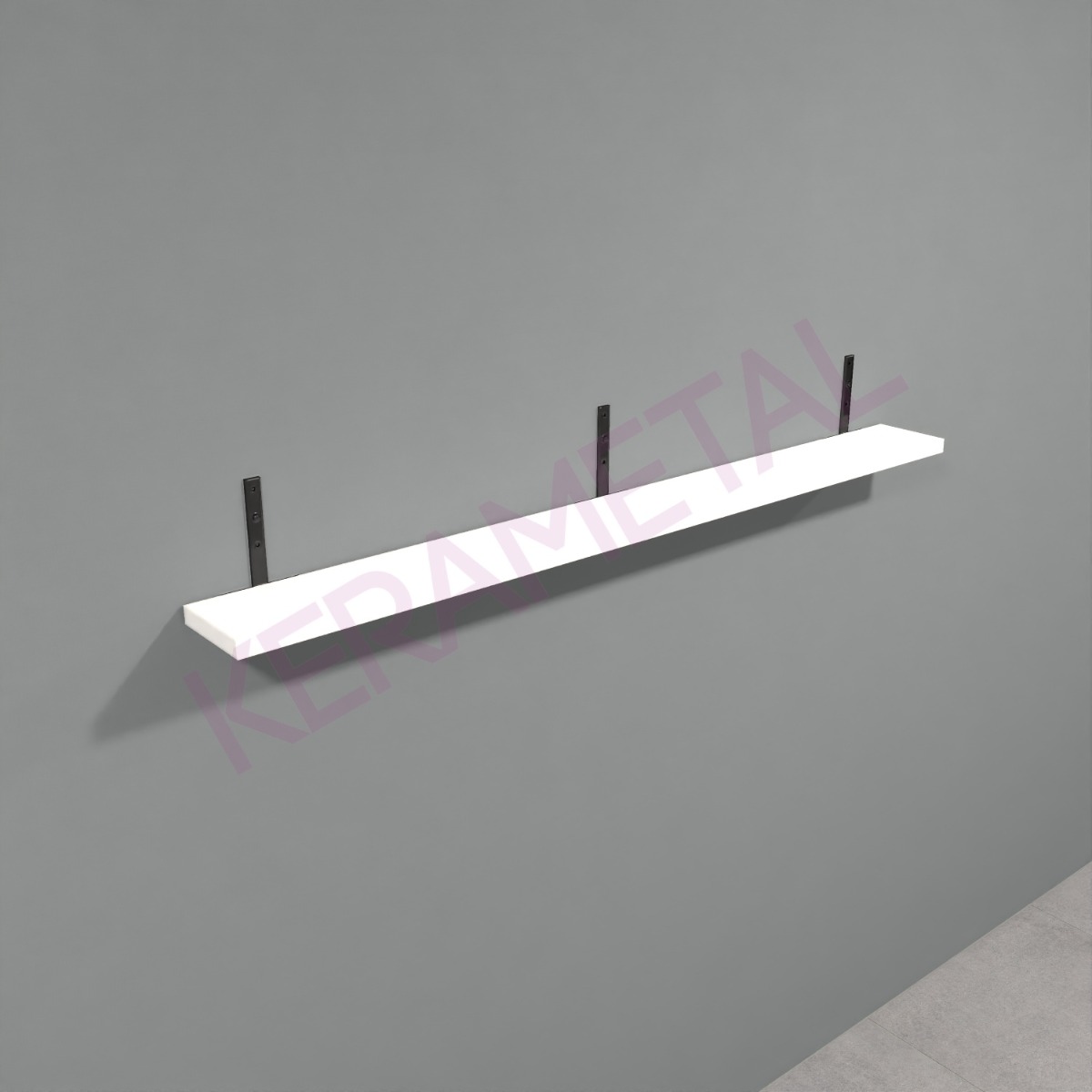 Kolpa Polica za pravougaono Ogledalo 120cm White 546470