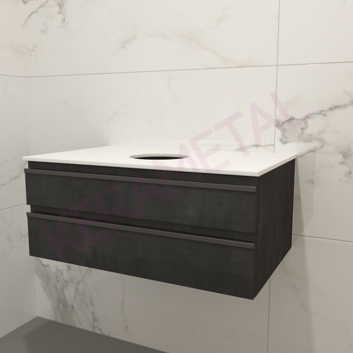 Kolpa Alexis OA 80cm Dark Concrete 547190