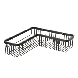 Tatay Kupatilska Ugaona polica 30X85X85CM ALUMINIJUM Crna