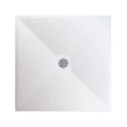 Astral Lithos Tuš kada 100x100 - Liveni mermer Bela