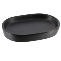 Tendance Posuda za sapun 8,4x12,8x2cm kamen crna