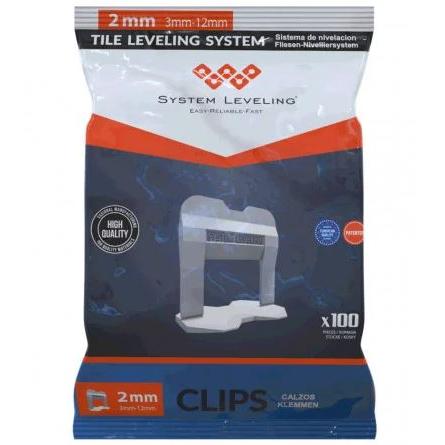 System Leveling Spone 2mm - 100kom