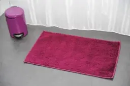 Tendance Tepih za kupatilo 45x75 cm poliester tamno ljubičasta