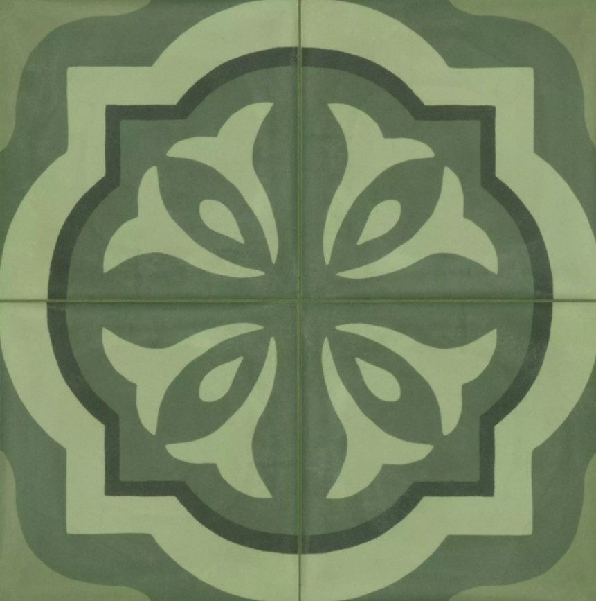 Marazzi D Segni Blend Tappeto 3 Verde 20x20cm M60H