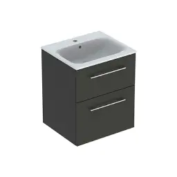Geberit Selnova Square 55 Umivaonik sa ormarićem dve fioke lava mat