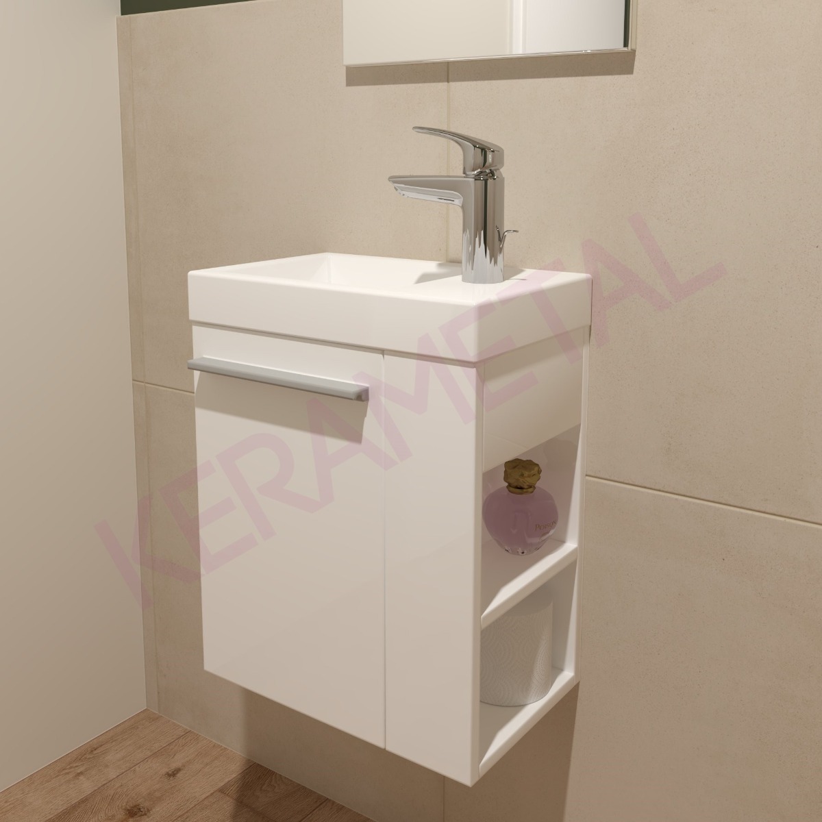Kolpa Kiki ormarić sa umivaonikom OUK 40cm L White 529120