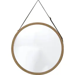 Tendance Okruglo viseće ogledalo 38 cm bambus