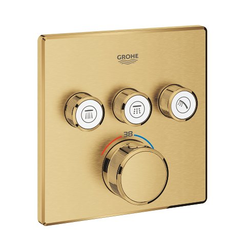 Grohe Grohtherm Smartcontrol Termostatski Mešač Za Tri Potrosaca, Brushed Cool Sunrise 29126GN0