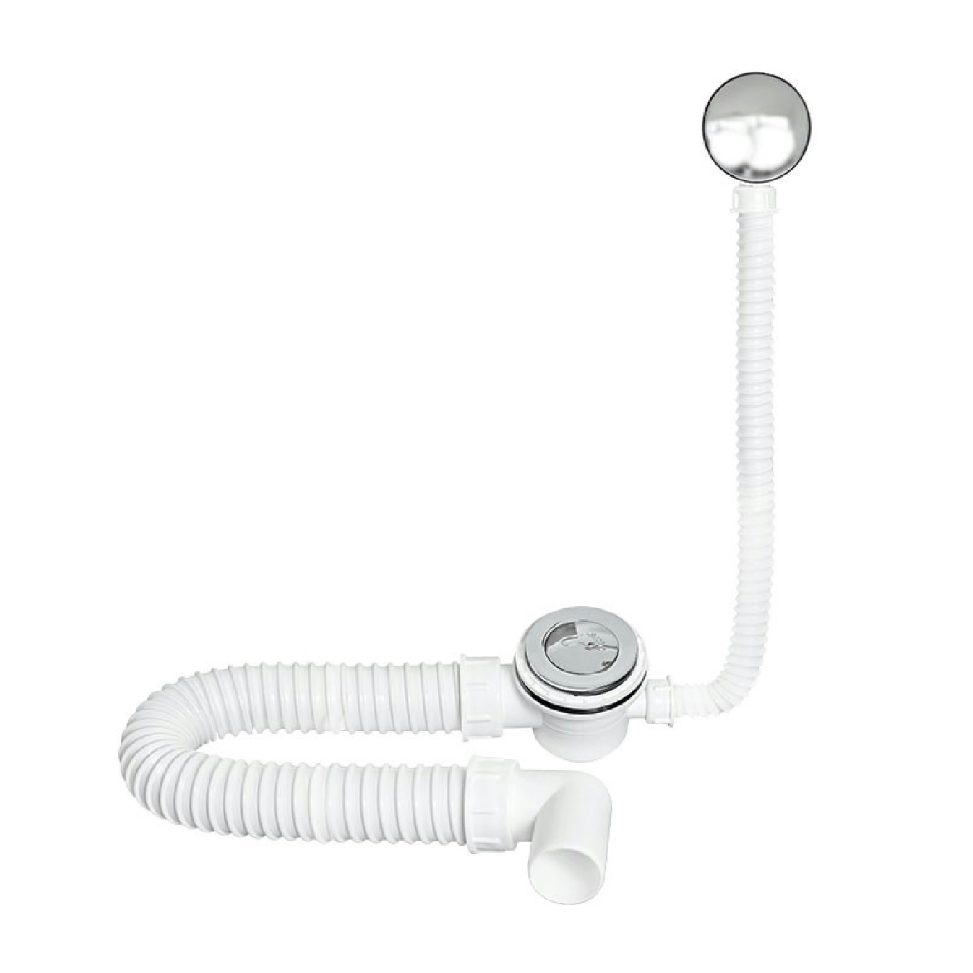 Texo Flex niski sifon za kadu CLICK CLACK ABS