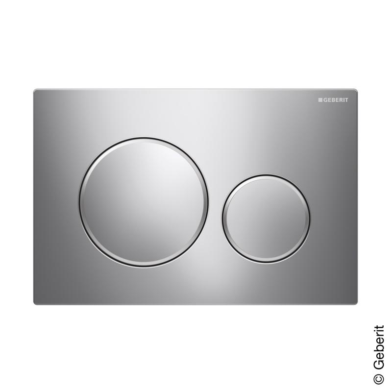Geberit tipka Sigma 20 sjaj/mat/hrom sjaj 115.882.KH.1