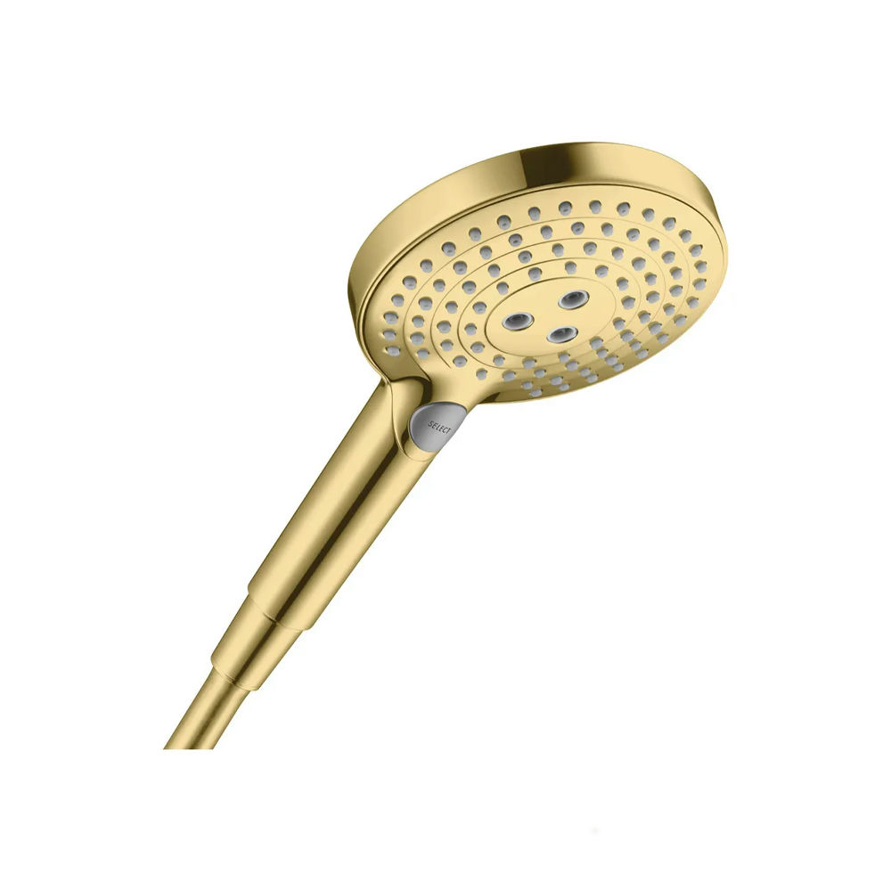 Hansgrohe Raindance Select S 120 tuš ručica masažer 3 funkcije Polished Gold Optic 26530990