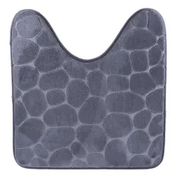 Tendance Tepih oko wc solje pebble 45x50cm memo pena mikrofiber siva