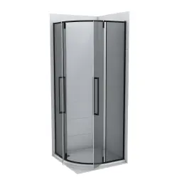 Copen Tuš kabina ABSOLUT BLACK R90x200cm dark staklo 6mm sa pivot vratima C-02-B6290