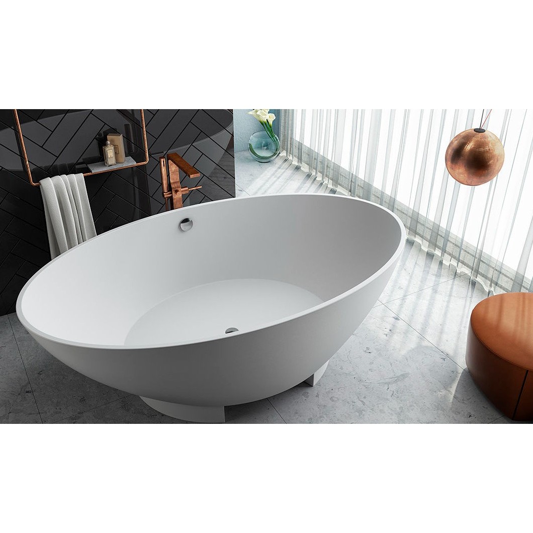 Kolpa Samostojeća kada Tristan-FS 196x117 (White&White) 815980