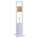 Five Držač toalet papira i wc četke NATUREO 60X20X20CM METAL/BAMBUS Bela