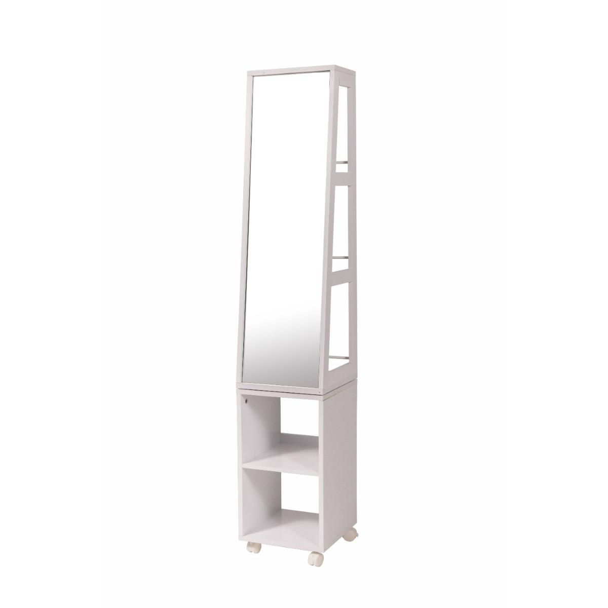 Tendance ormarić sa ogledalom I 5 POLICA 30X30X1555CM MDF Bela