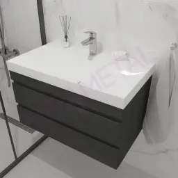 Kolpa ormarić sa umivaonikom Naomi OUN 80cm Dark concrete 546640
