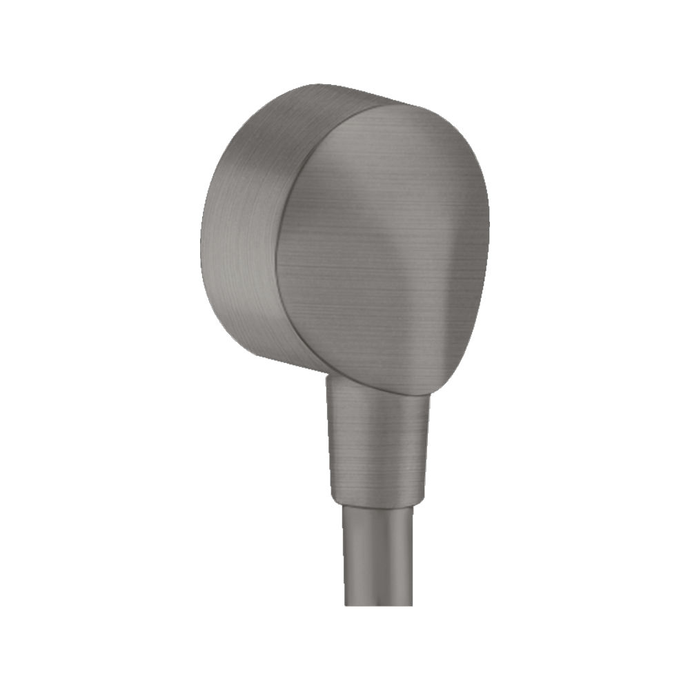 Hansgrohe Fixfit E priključak za zidni tuš Brushed Black Chrome 27454340
