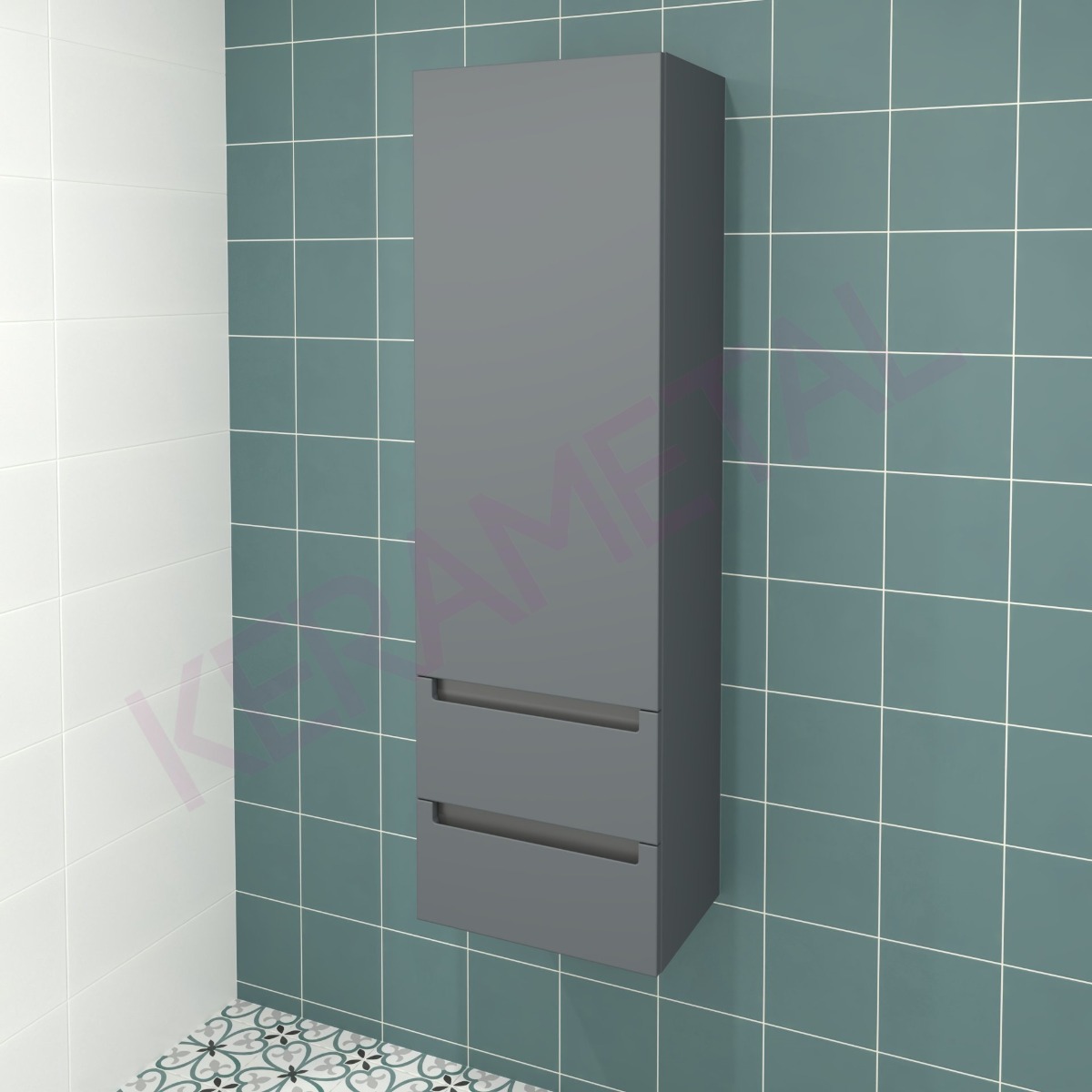 Kolpa ormarić Vittoria V 1481mm Dark Grey 547110