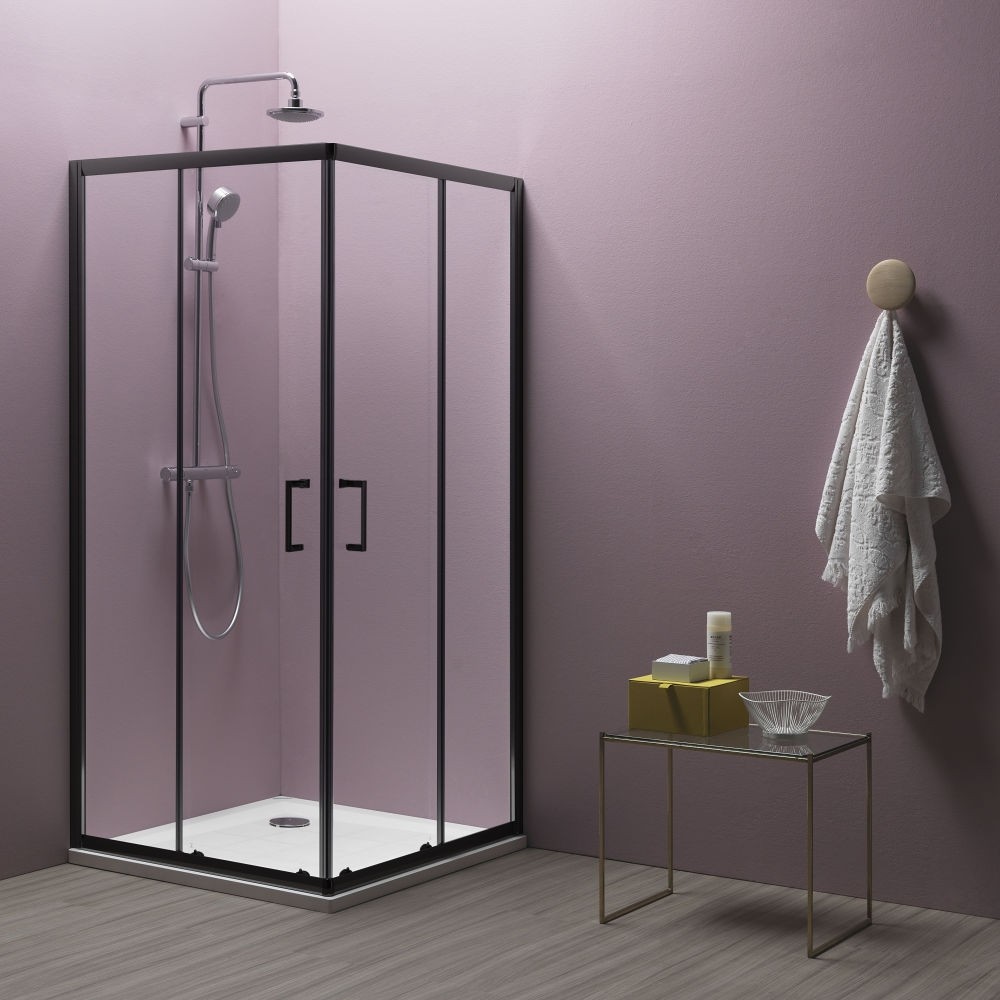 Kolpa Eco Quat Tuš kabina TKK 80/K Black 515230