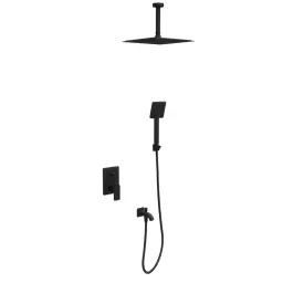 Copen Nook baterija sa tuš setom 8 mat crna C-01-121MB