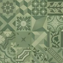 Marazzi D_Segni Blend Decoro Mix Verde 20X20 M608