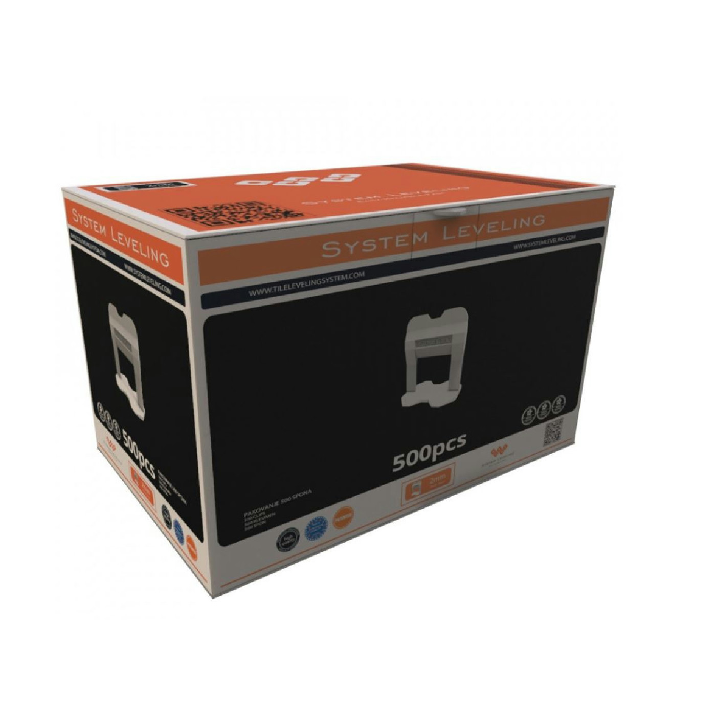 System Leveling Spone 2mm - 500kom