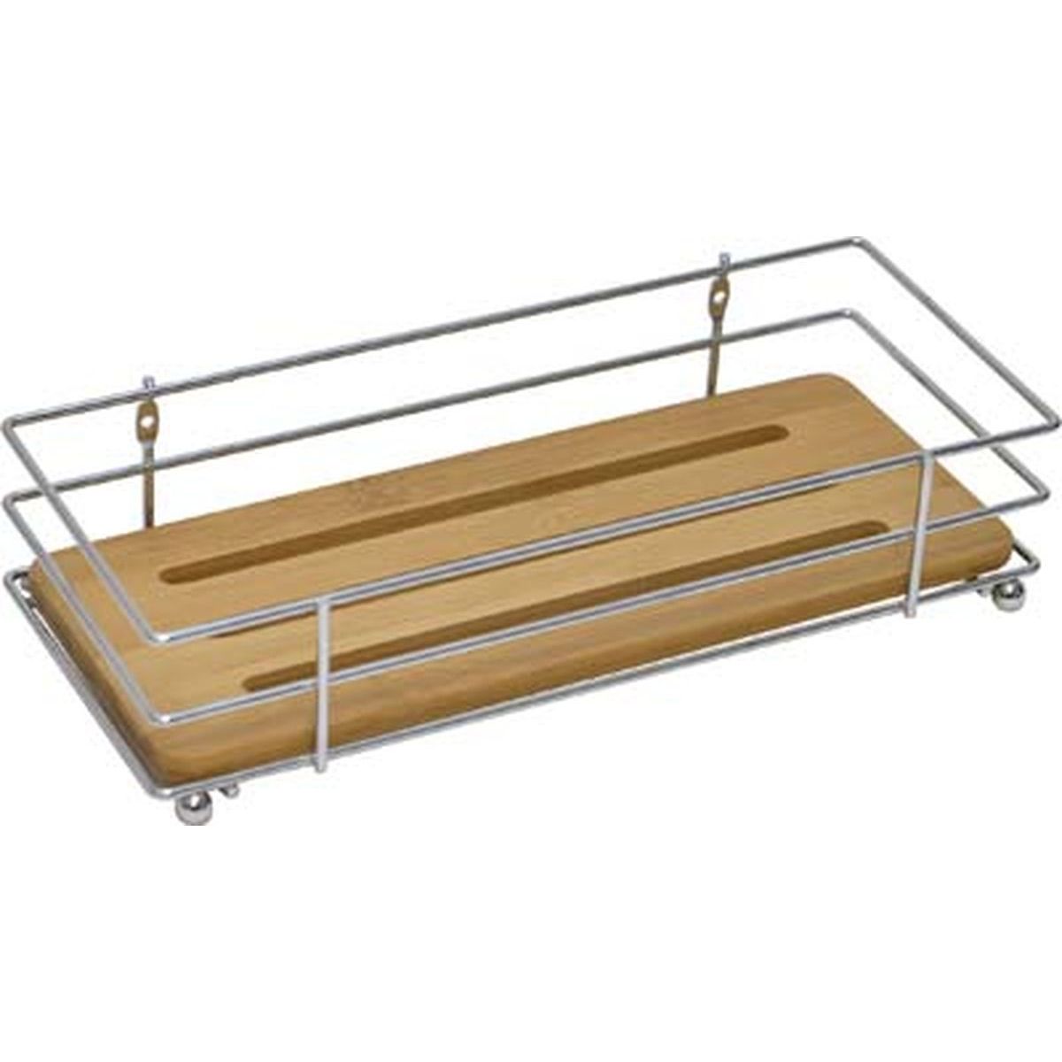 Tendance žičana polica 265X115X6CM METAL/BAMBUS BAMBUS