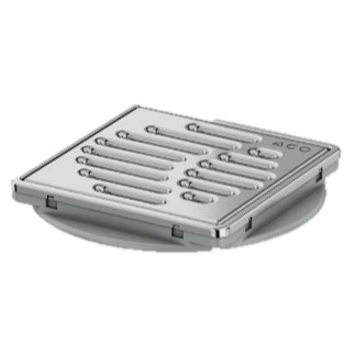 Aco MG Rešetka za MG slivnik 100x100mm-Inox 9010.68.06