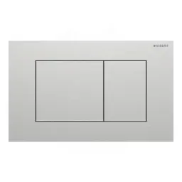 Geberit Sigma40 Square tipka za dvokoličinsku tehniku ispiranja brušeni inox easy-to-clean 115.629.FW.1