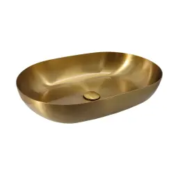 Copen metalni nadgradni lavabo 555×380 brušeni mesing C-15-101BB