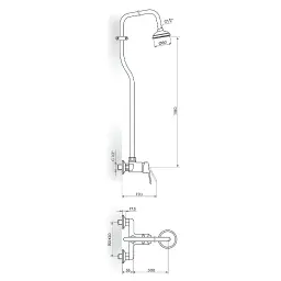 Rosan Smart Usponski tuš JA371250