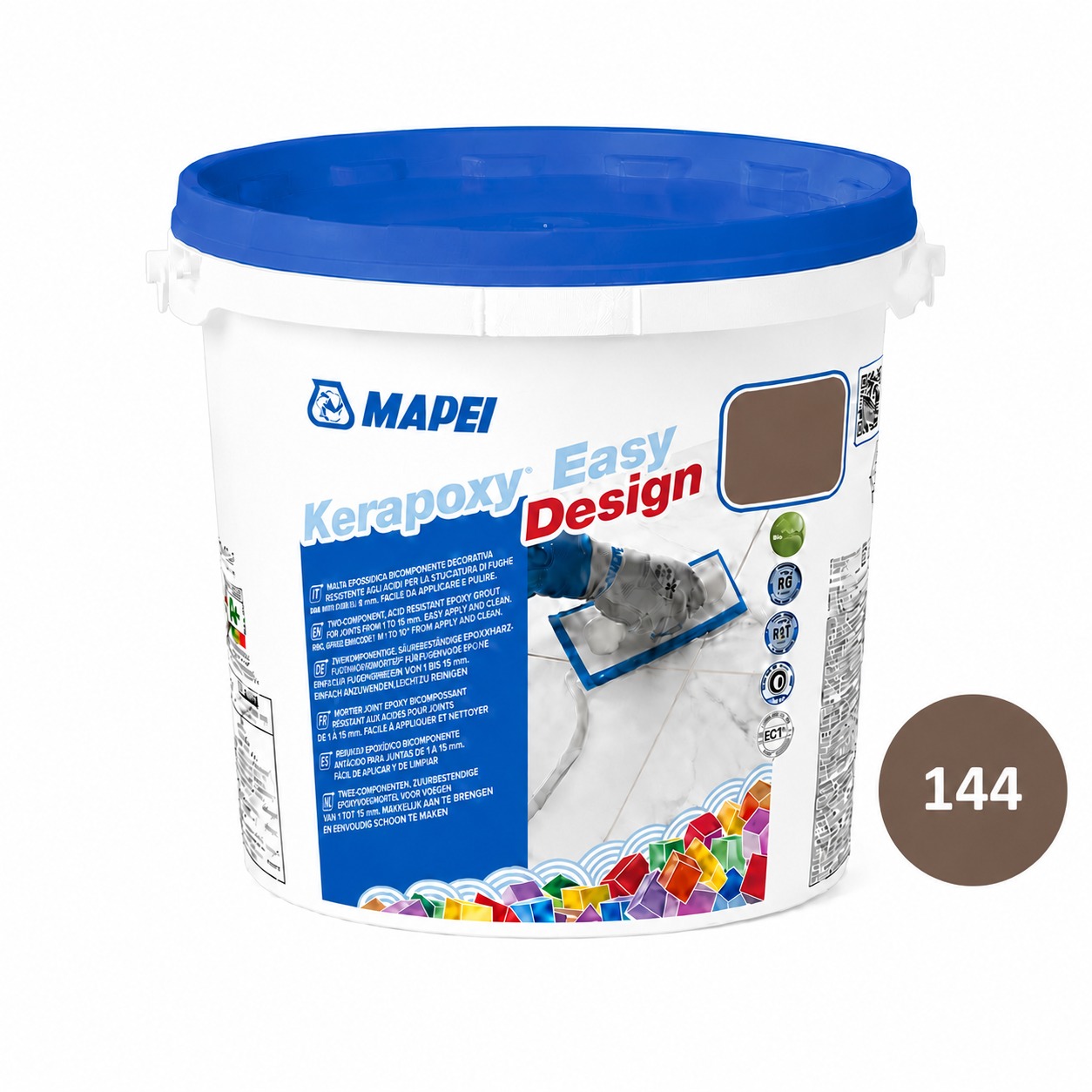 Mapei Kerapoxy easy design 144 Čokolada kantica 3 kg
