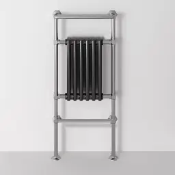 Park Avenue Warm.2 radijator stojeći 1185x545 hrom sa crnim središnjim delom