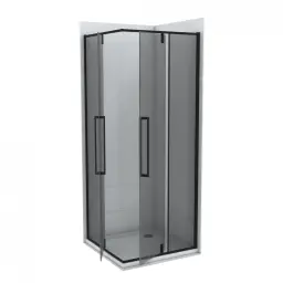 COPEN ABSOLUT Tuš kabina BLACK 900x900x2000 dark staklo 6mm sa pivot vratima C-02-B6190