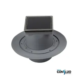 Peštan slivnik 10x10 DRY Black GLASS