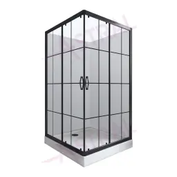 Astral Loft K90 Black SDB-16 6mm tuš kabina