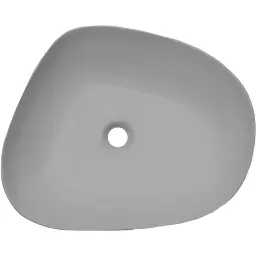 Lavabo COPEN nadgradni 580x470x140 asimetrični matt gray C-15-219MG