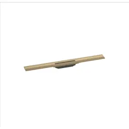 Hansgrohe raindrain flex 800 rešetka za tuš kanalicu mogućnost sečenja na meru ugradnja do zida brushed bronze 56051140