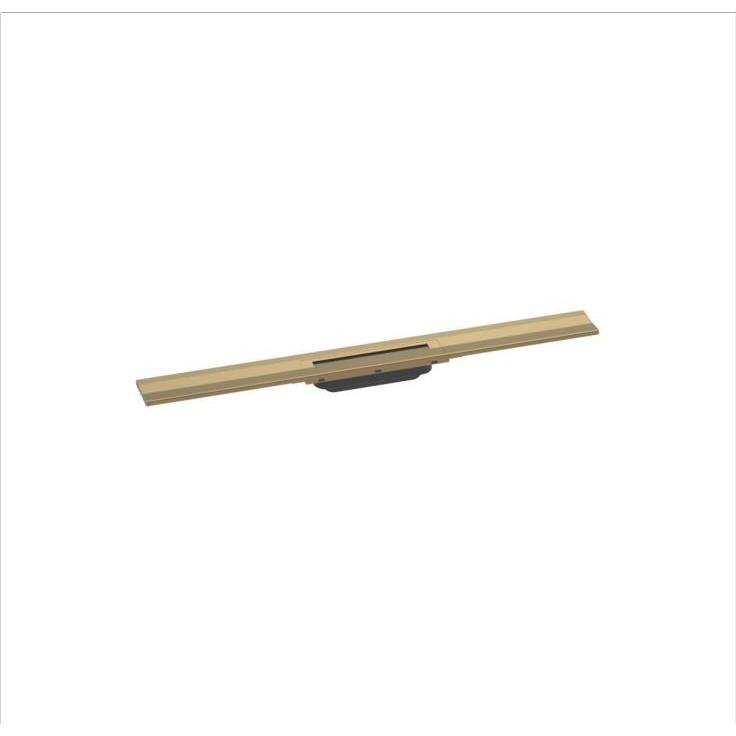 Hansgrohe raindrain flex 800 rešetka za tuš kanalicu mogućnost sečenja na meru ugradnja do zida brushed bronze 56051140