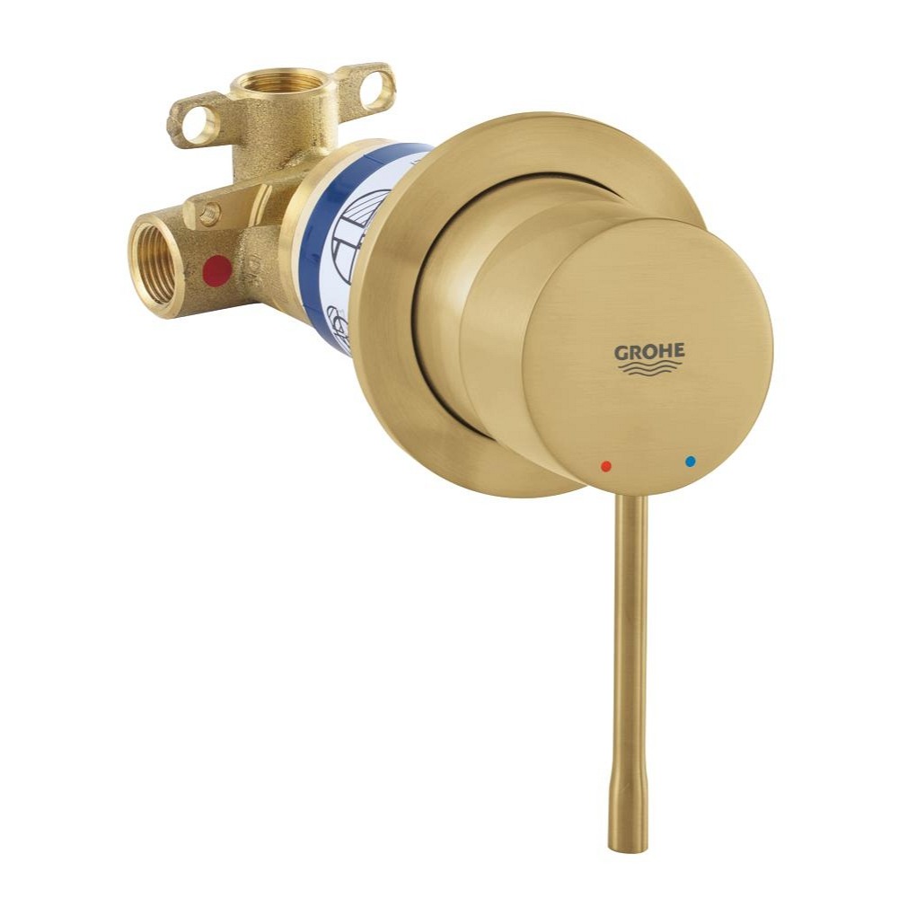 Grohe Essence Mešač Bez Prebacivača Sa Ugradnim Telom MALa Rozeta Brushed Cool Sunrise 29197GN0