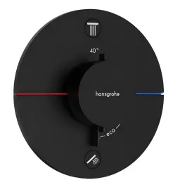 Hansgrohe ShowerSelect Comfort S termostatski mešač 2 funkcije matt black 15554670