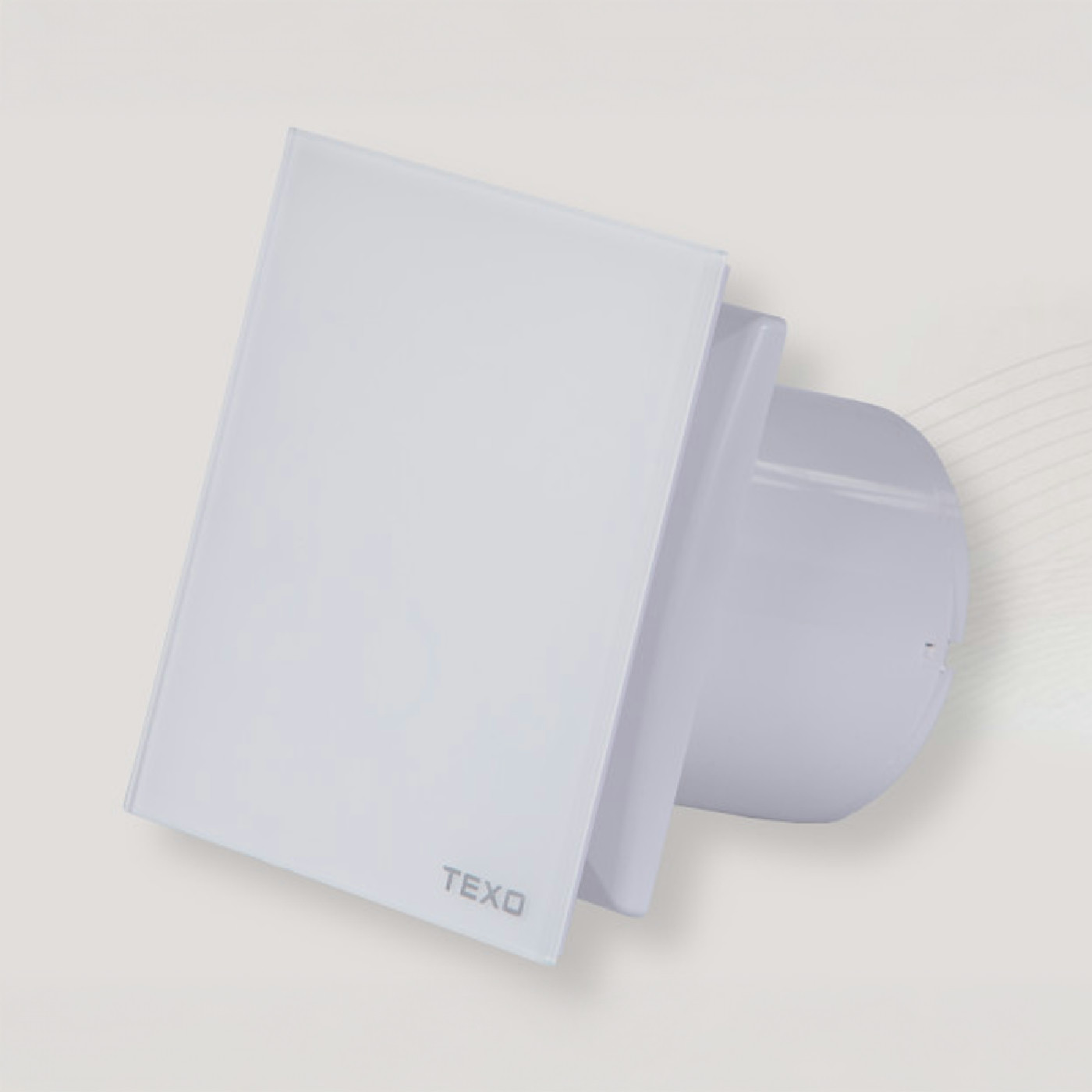 Texo AIR PRO Ventilator 120 White GLASS